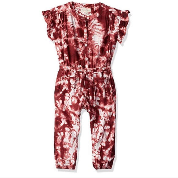 Jessica Simpson Baby Rapture Rose Tie Dye Romper - Picture 1 of 1